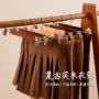 加长款实木抽拉式无痕裤架