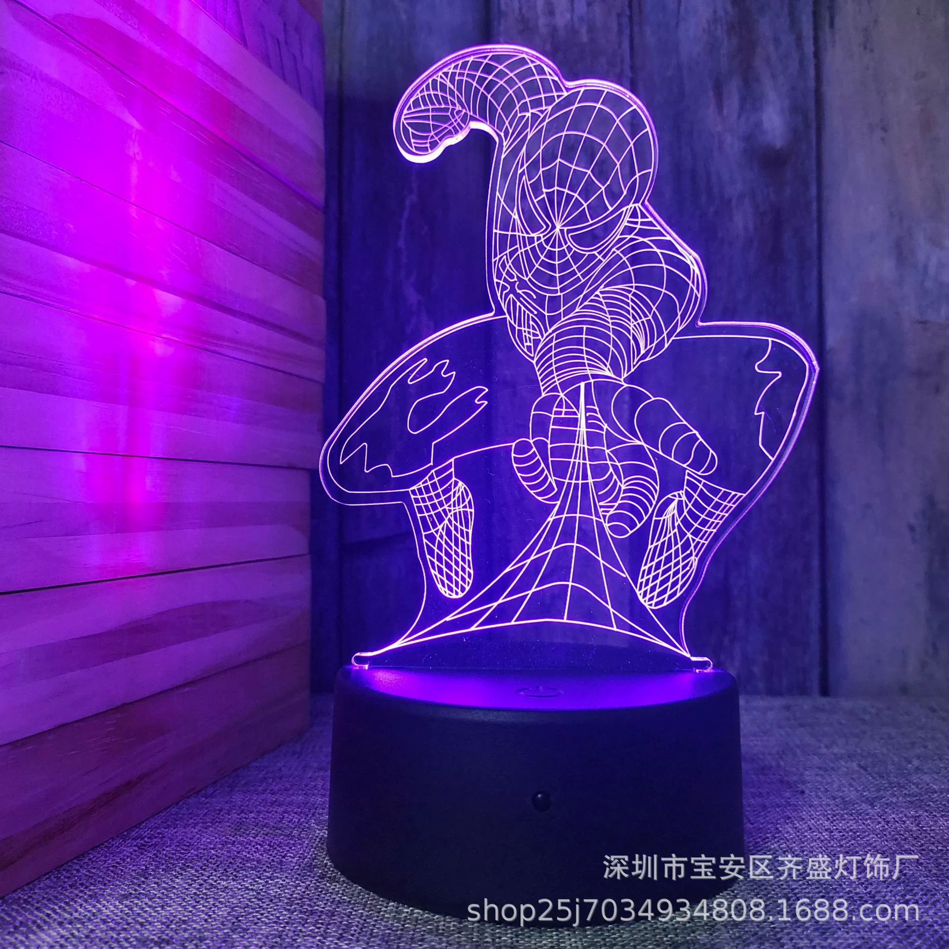 Креативный ночник для спальни, настольная лампа, (跨境贸易), 3D, креативный подарок