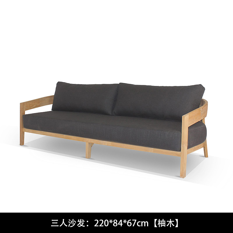 티크 3인용 소파 220*84*67cm 맞춤 제작 가능