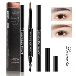 [Export/Cross-Border Lameila Only] Waterproof, Sweat-Proof, Natural, Long-Lasting, Non-Fading Double-Ended Eyebrow Pencil 789