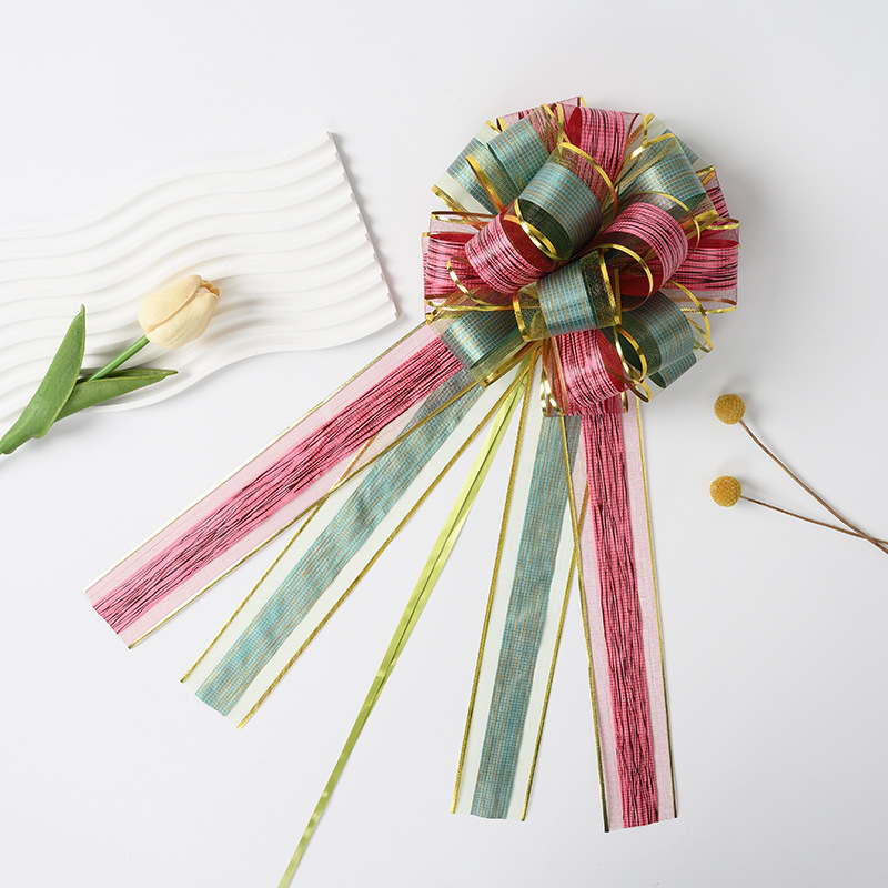 Nuevo transfronterizo de doble capa de doble color de corteza de árbol de tamaño grande flores de nieve de oro regalos de fiesta decoración de flores de dibujo