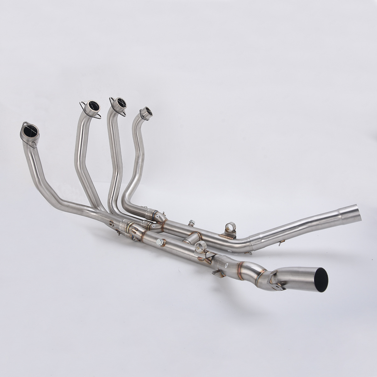 Suzuki Hayabusa GSX-R1300 Front Section - Brushed Stainless Steel - Original Factory Diameter - 21-25