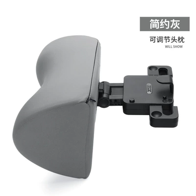 Headrest Headrest cervical pillow Seat - a09-u-shaped-cloth-simple-gray