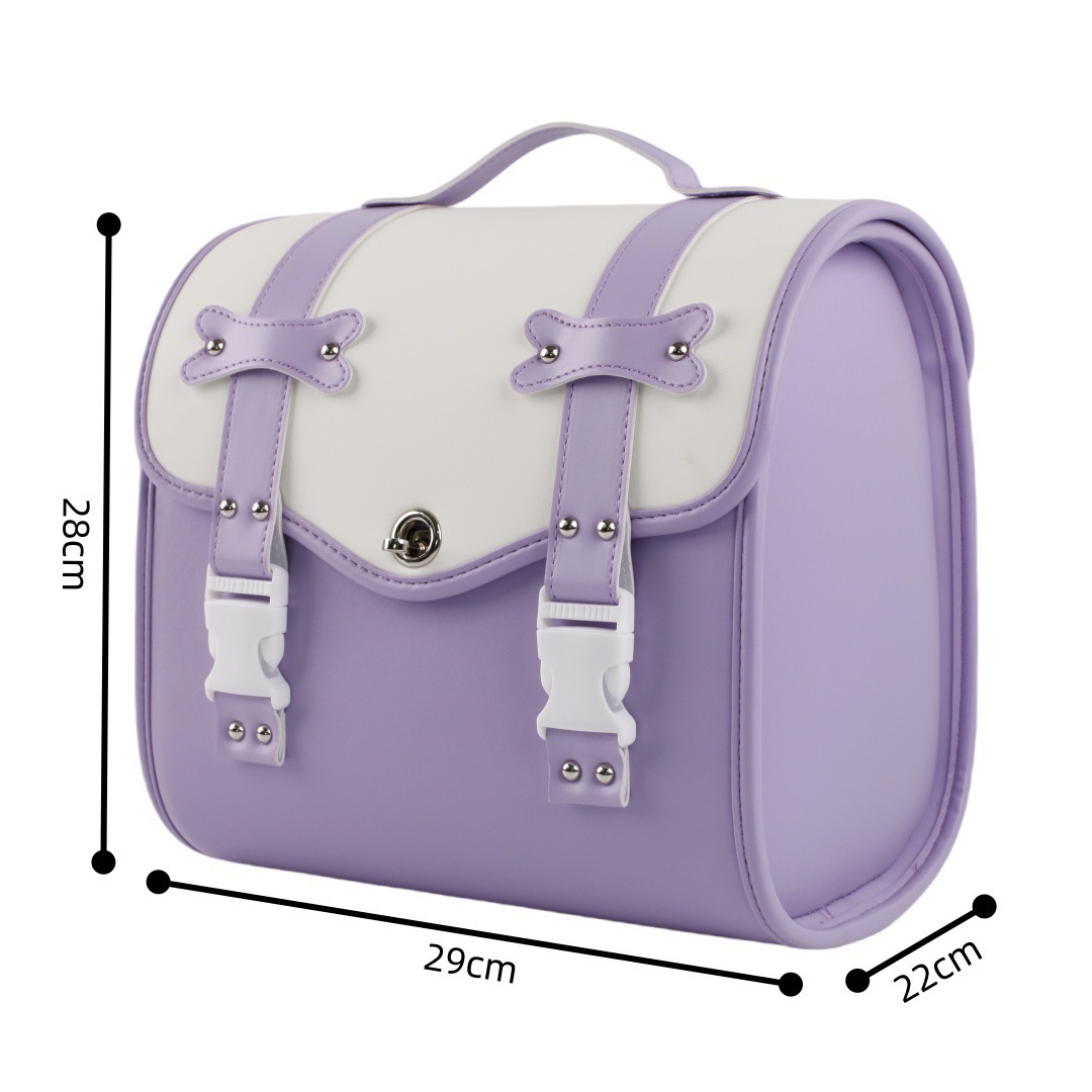 Hot-Selling Colorful Rear Trunk Bag for Electric Vehicles, Large Capacity Storage Bag for Electric Bikes, Can Hold a Helmet
