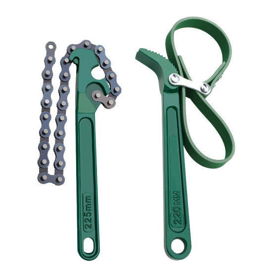 Tuosen hardware tools 8-12 inch chain filter wrench ring filter chain wrench oil filter wrench