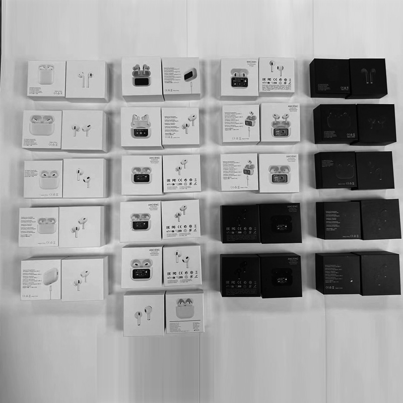 La caja de embalaje de auriculares Airpods pro2 es adecuada para auriculares Bluetooth TWS de 3 generaciones, 5 generaciones, 6 generaciones, 2 generaciones, 4 generaciones