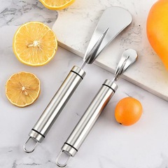 オレンジ剥ぎ器ステンレス開柚子神器オレンジ皮むき器開橙刀柚子皮むき工具芯取り器