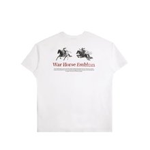 短袖T恤男2025夏季新款慵懒流行百搭T恤文艺美式复古战马短袖男款