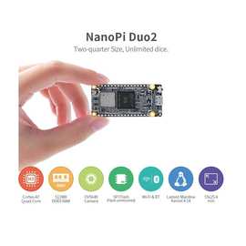 [NanoPi Duo2] 超小, 标配,全志H3+,IOT开发板,运行UbuntuCore