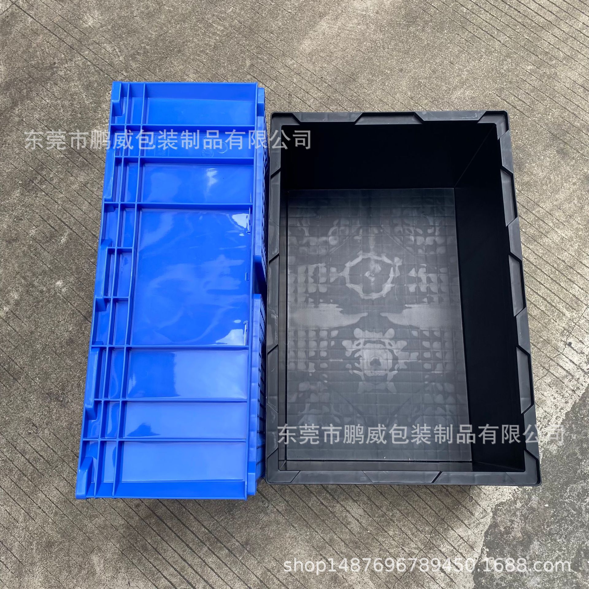 ESD抗静电550*365*210注塑高强度中转箱HP5C周转箱PP汽配用运输箱