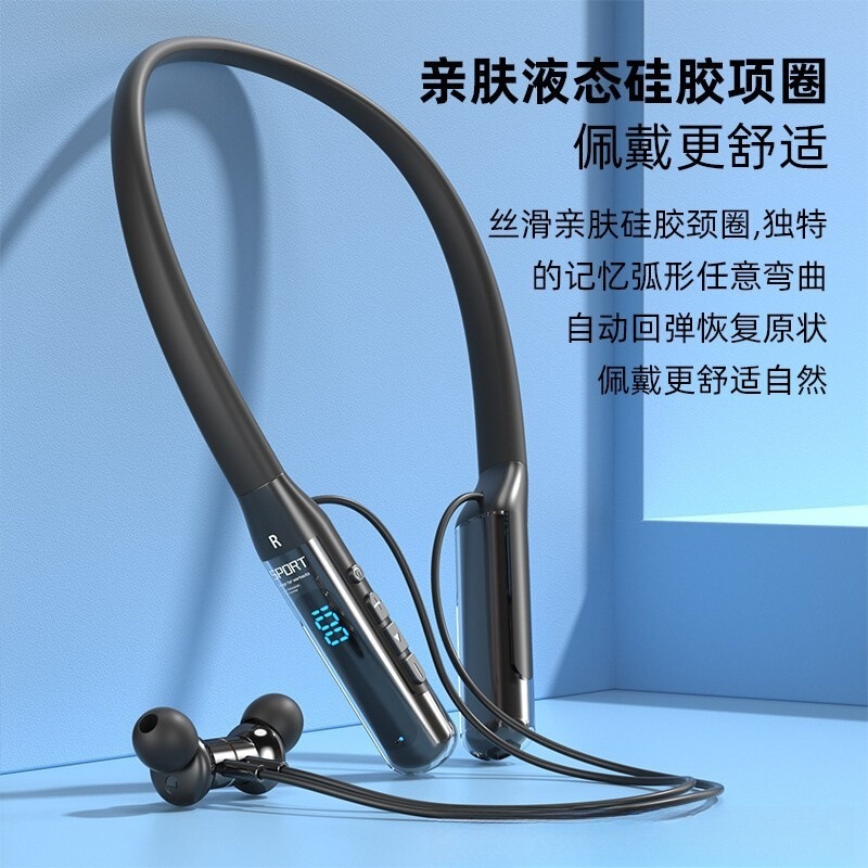2025年新作 Bluetoothヘッドセット、ワイヤレス骨伝導首掛けノイズキャンセリングヘッドセット、長時間装着しても痛くない、女の子向けの見栄えの良いモデル|undefined