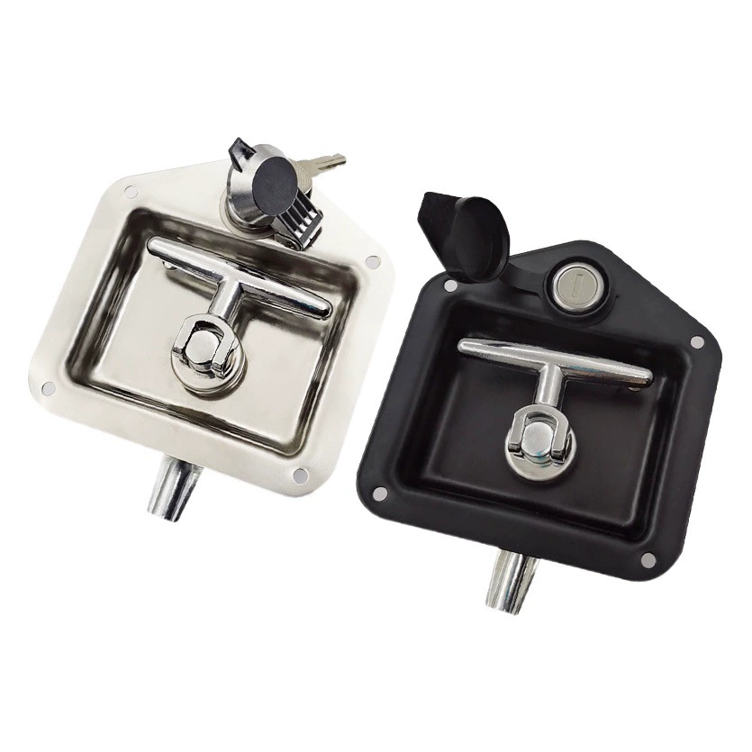 MS858 из нержавеющей стали инструментальный бак замок инженерный автомобиль прицеп дверной замок патронный замок T тип дверной замок автодом трансграничный