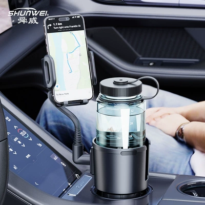 Shunwei Car Cup Holder Extender Car Water Cup Holder Multifunctional Beverage Holder Car Large Two-in-One Water Cup