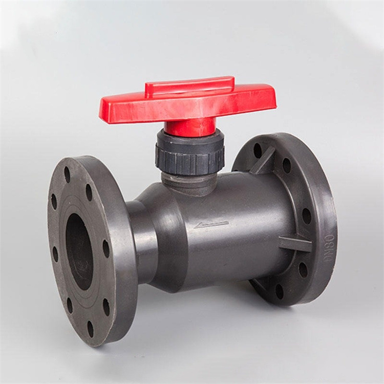 PVDF法兰球阀PPH球阀FRPP 塑料法兰球阀Q41F-10S 塑胶阀门PPH球阀