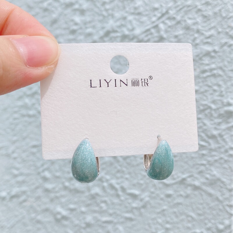 Liyin/Libeliying カラフルなオイルドリップシリーズ ニッチデザイン 高級感 おしゃれな雰囲気 イヤリング イヤリング|undefined