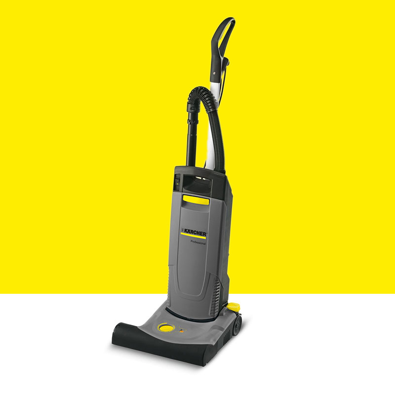 Kärcher CV38/2 commercial push-type carpet vacuum cleaner, upright model, for use in offices, hotels, and conference rooms to remove dust Kärcher CV38/2 commercial push-type carpet vacuum cleaner, upright model, for use in offices, hotels, and conference rooms to remove dust