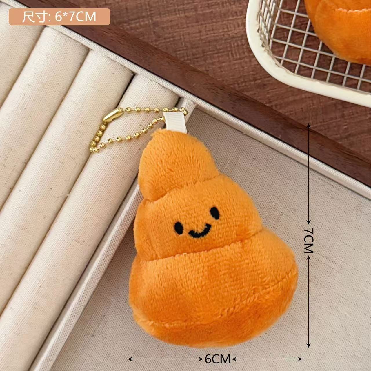 Inventario de inodoro extraño feo, inodoro pequeño, frijoles, frijoles, ojos de peluche muñeca, colgante creativo, regalo, pegatinas de refrigerador