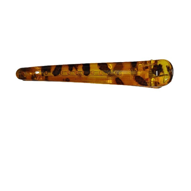 跨境新款复古豹纹发夹女边夹碎发刘海夹高级感小号发卡一字鸭嘴夹|undefined