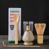 Matcha, mixing stick, Japanese tools set, ceramics, 3 piece set