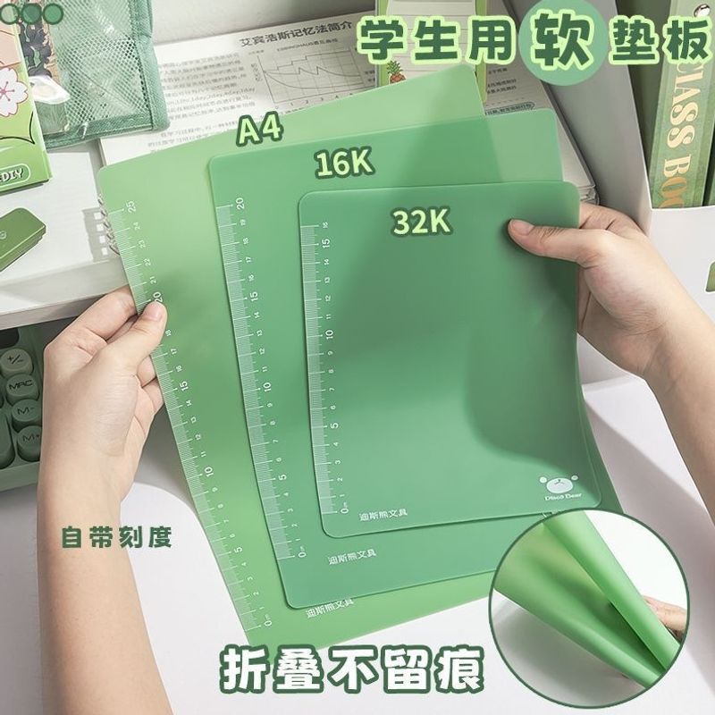 Student exam writing pad, soft candy-colored A4 writing pad, A3 calligraphy pad with scale, children's writing board, placemat Student exam writing pad, soft candy-colored A4 writing pad, A3 calligraphy pad with scale, children's writing board, placemat
