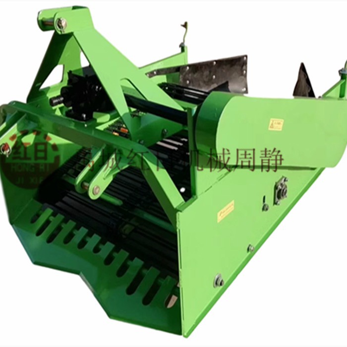 双行马铃薯收获机   农用土豆收获机   收获机工作视频