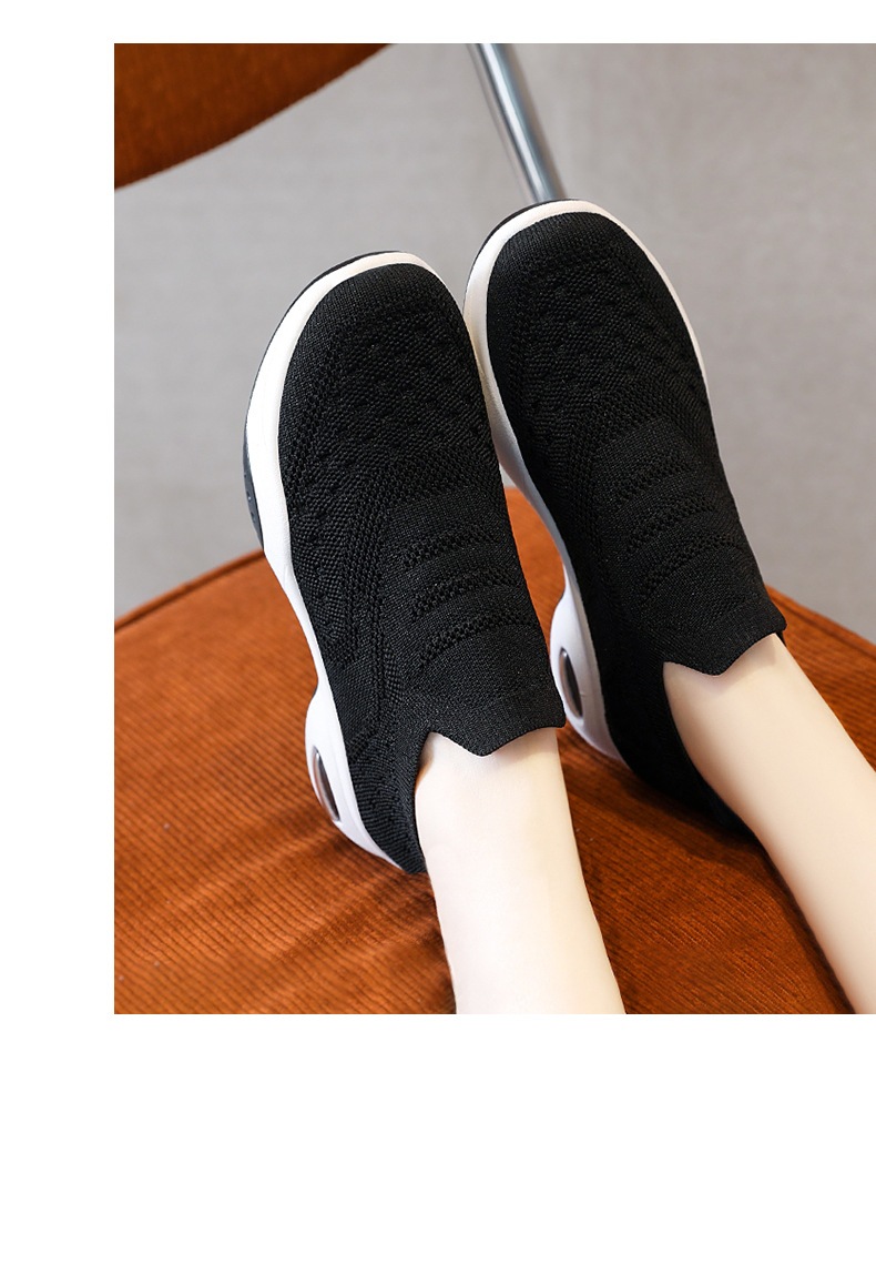 Women's Sports Solid Color Round Toe Sports Shoes display picture 5