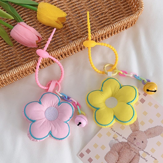 Original flower pendant diy canvas bag accessories fabric embroidery flower stall gifts small gifts wholesale