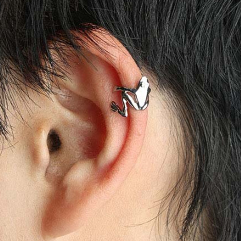 Fashion And Cute Alloy Plating Unisex Frog Ear Clips display picture 1