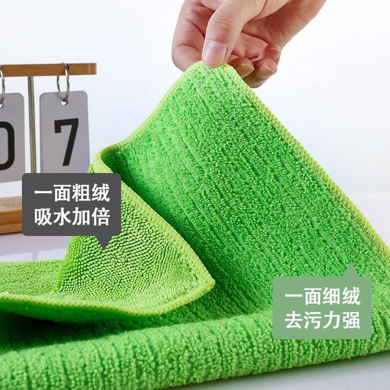 モップクロス、透かしなしフロアモップ、掃除用モップ、フラットモップ、交換用クロス、布クリップ、床拭き専用タオル|undefined