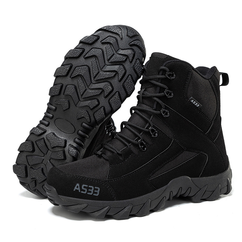 Men's Shoes Winter New Military Boots Wholesale High top Outdoor Combat Boots Tactical Boots Hiking Shoes Desert Work Boots Men_voghion.com