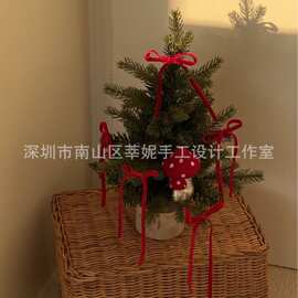 外贸韩式风格圣诞树装饰摆件