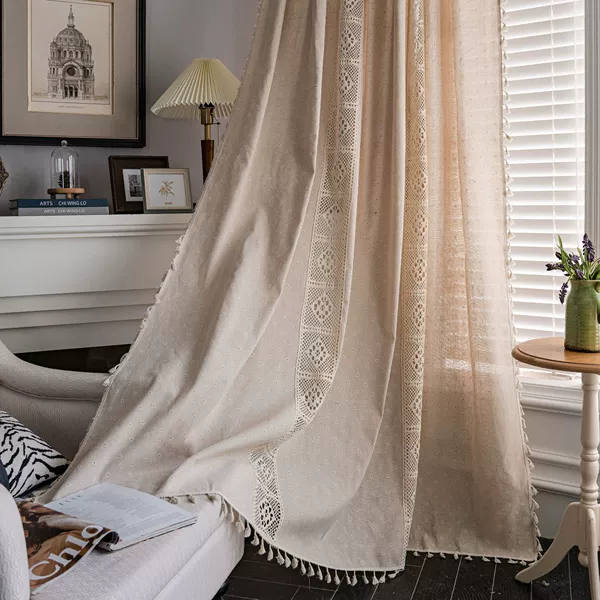 Crochet, beige broom, cloth