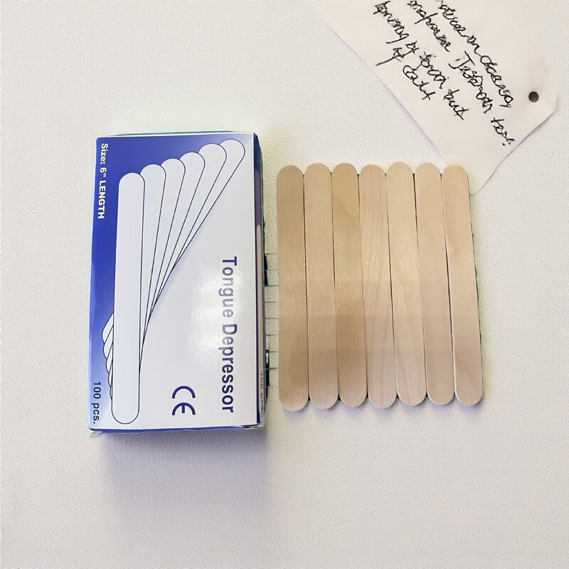 Tongue depressor birch wood board 150x 18x 1.6mm wood tattoo mixing rod wood chip Birch mixing chip Tongue depressor birch wood board 150x 18x 1.6mm wood tattoo mixing rod wood chip Birch mixing chip