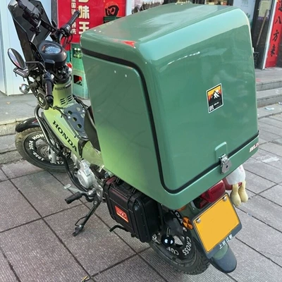 Nəqliyyat Vasitəsinə Quraşdırılan Su Keçirməyən Meituan Qida Çatdırılma Qutusu, Böyük Həcmli Motosiklet Arxa Qutusu