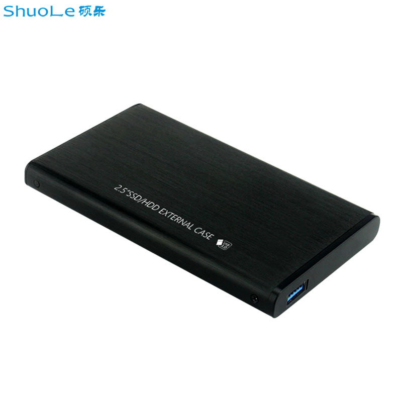 工廠筆記本USB3.0機械固態SSD鋁合金2.5寸SATA串口拉絲移動硬盤盒