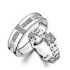 Ring suitable for men and women for beloved, accessory heart shaped, Korean style