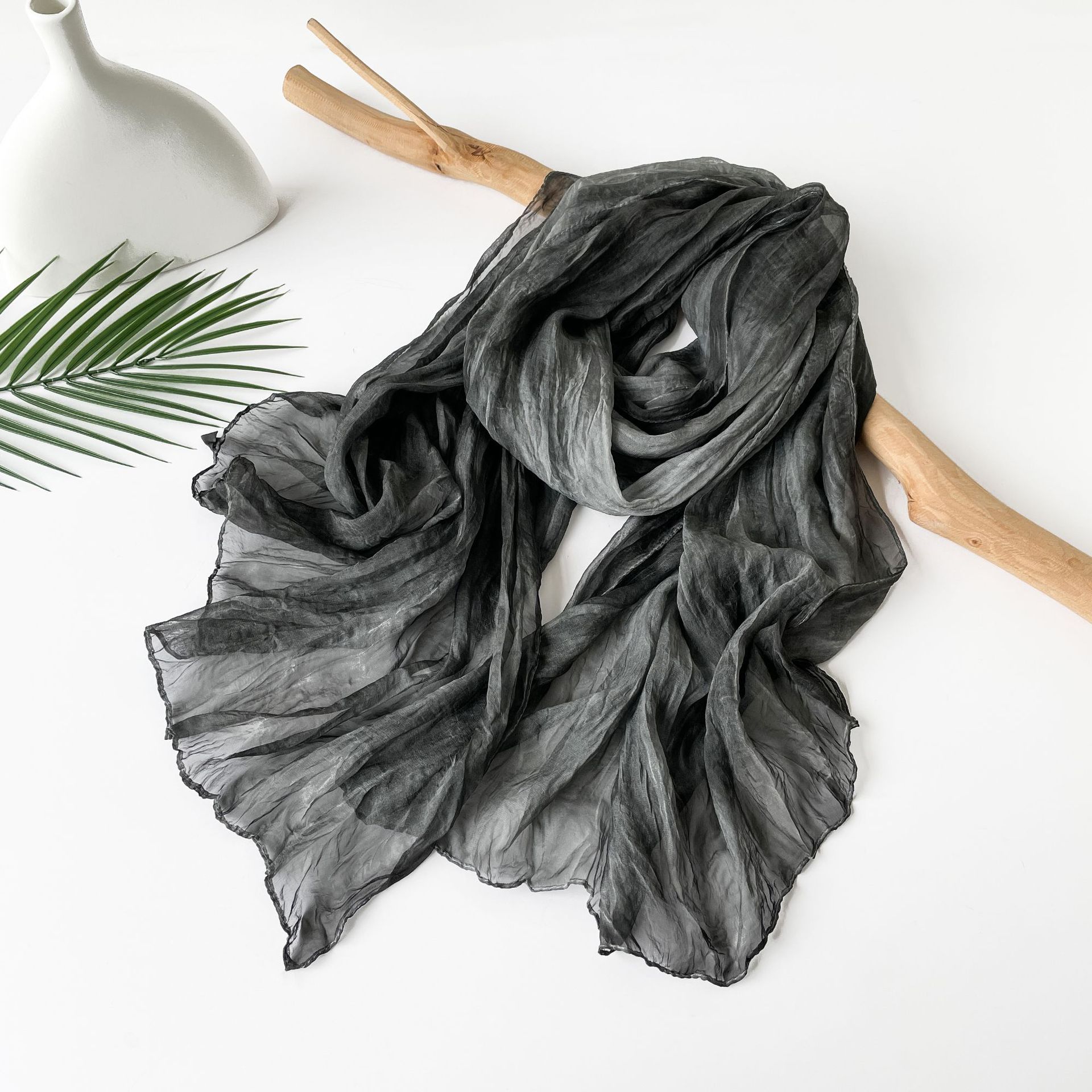 Women's Silk Scarf Lightweight Sunscreen Headscarf For Women_voghion.com