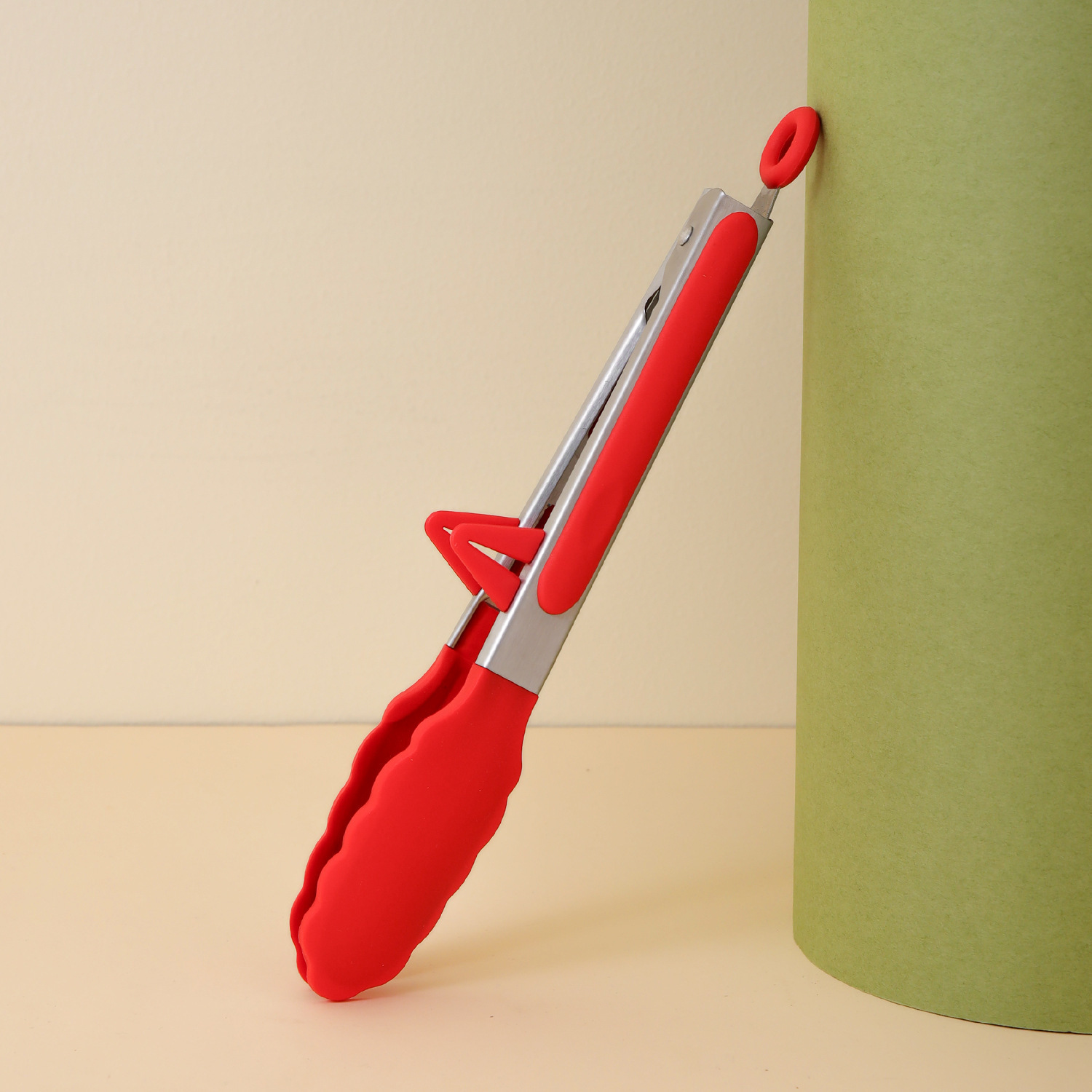 Clipe de alimentos de silicona de acero inoxidable de 9 pulgadas clipe PP clipe de alimentos clip de barbacoa al aire libre clip de barbacoa anti-calor clip de alimentos