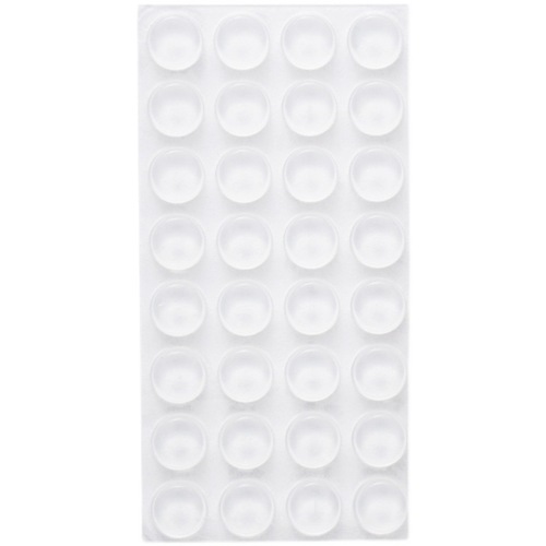Cylindrical transparent silicone anti-collision particles silicone foot pads anti-slip pads wear-resistant glass rubber pads cabinet door anti-collision stickers furniture
