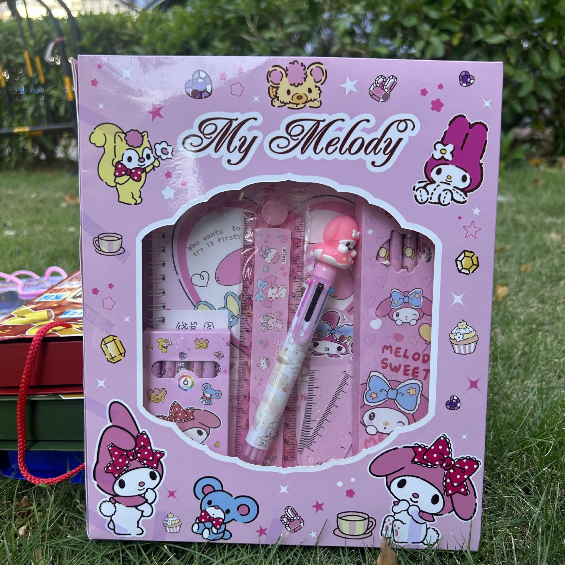 Conjunto de papelería para el Día de los niños, regalo de graduación para jardín de infantes, conjunto con caja de regalo creativa para estudiantes, alta apariencia