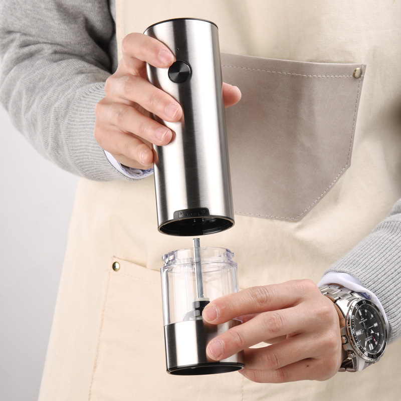 ODM personalizado batería de litio transfronteriza recargable sal rosa dos paquetes amoladora de pimienta eléctrica juego