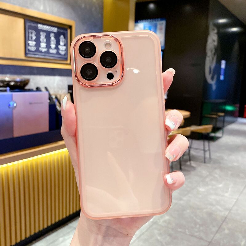 New product charm eye for iPhone16 lens film protective cover Apple 14PRO electroplated camera ring phone case 13