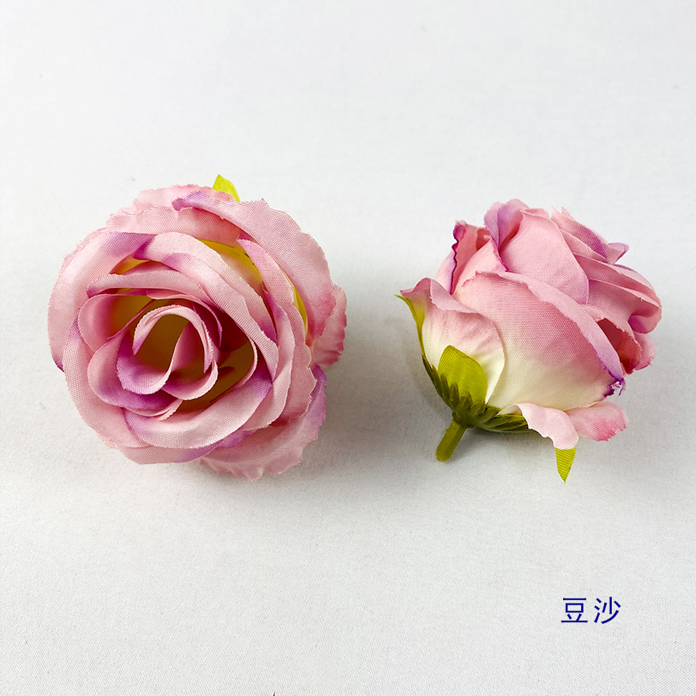 Simulación camellia nueva decoración de estilo chino decoración de boda DIY decoración de cabello flores falsas con regalo de mano 6cm props de disparo de flores