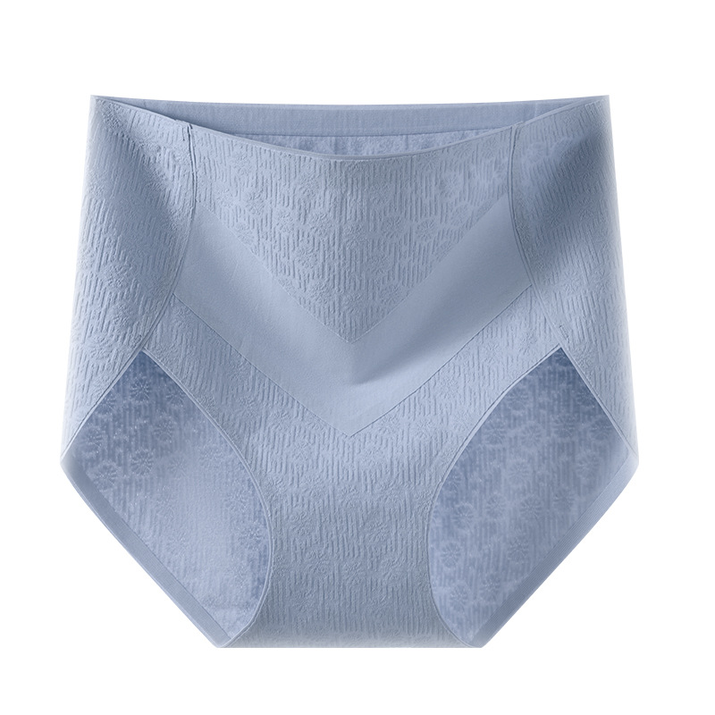 Niñas de algodón puro antibacteriano de cintura alta nueva cintura media-alta vientre entrepierna de algodón sin costuras calzoncillos de gran tamaño refrescantes