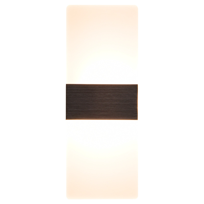 Lámpara de pared Daguanyuan, lámpara de noche para dormitorio, lámpara de pasillo minimalista moderna, lámpara de pared de fondo creativa nórdica para sala de estar 389L