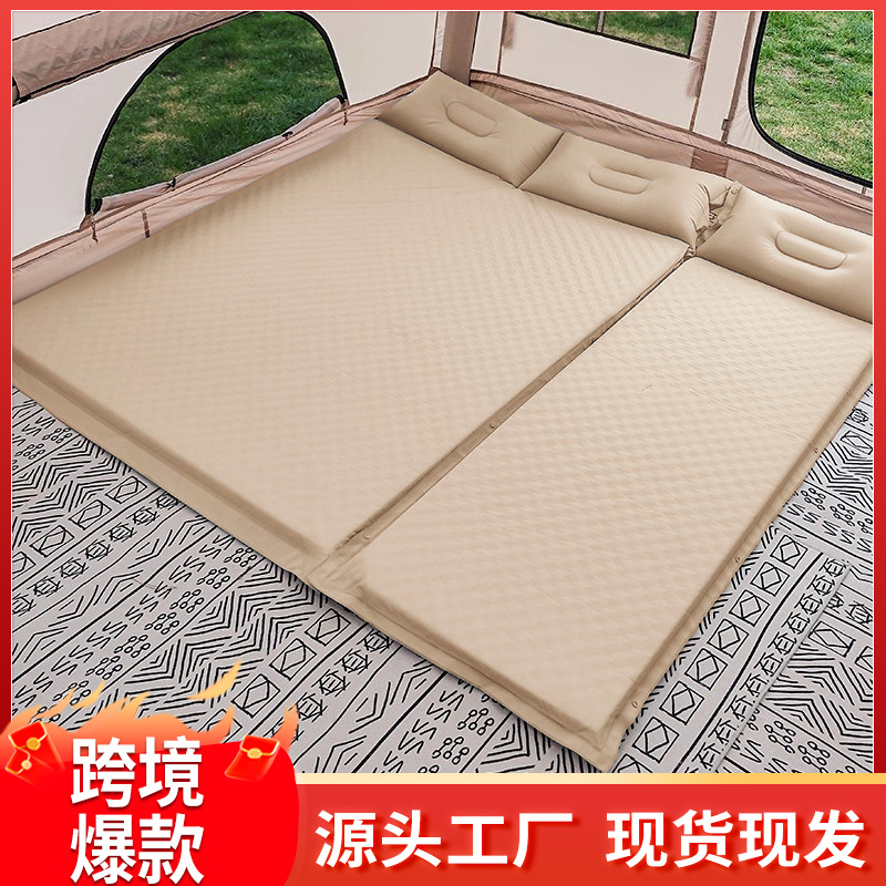Automatic Inflatable Mattress for Outdoor Camping, Portable Air Mattress for Home Use, Floor Sleeping Pad, Camping Moisture-Proof Tent Floor Mat
