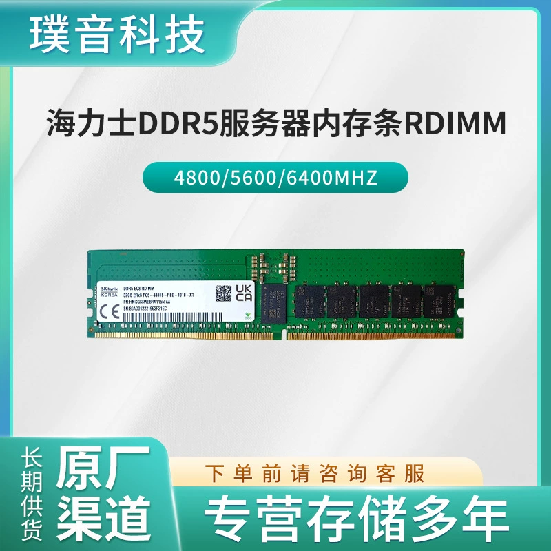 HMCG84MEBQA174N DDR5 32GB 4800Mbps подходит для серверной памяти SK Hynix RDIMM