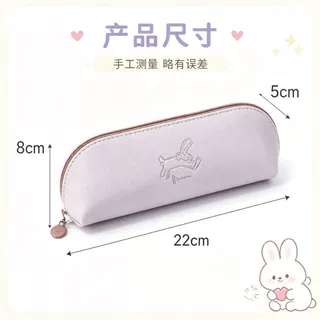 日式多功能收纳皮套多颜色可选意大利进口磨砂皮长款拉链真皮笔袋