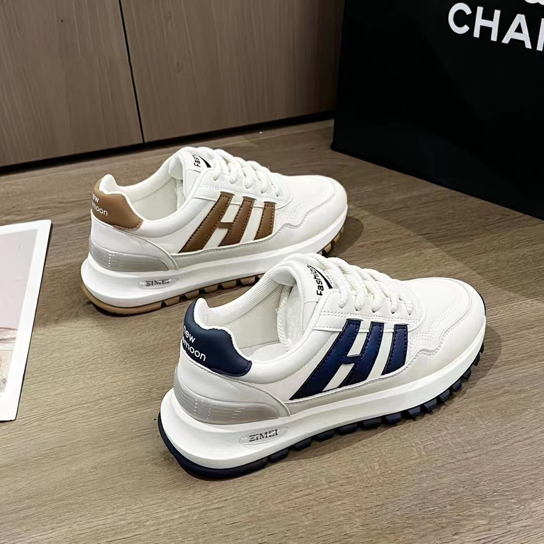 Zapatos deportivos para mujer, zapatos de baloncesto, zapatillas de deporte, zapatillas de deporte sintéticas fáciles de limpiar_voghion.com