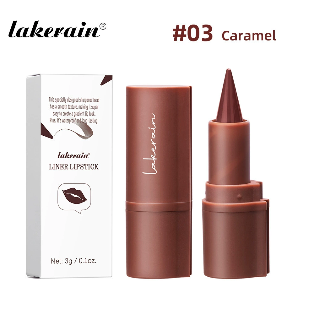 Лайкэрейн карандаш для линии губ, неEasy to dip the cup zirun Matte lip thread red